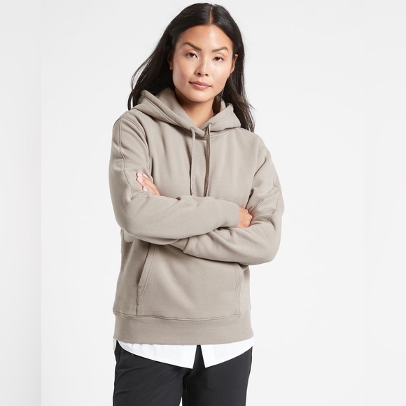 Athleta Tops - Athleta Retroplush Hoodie S Bluff Grey